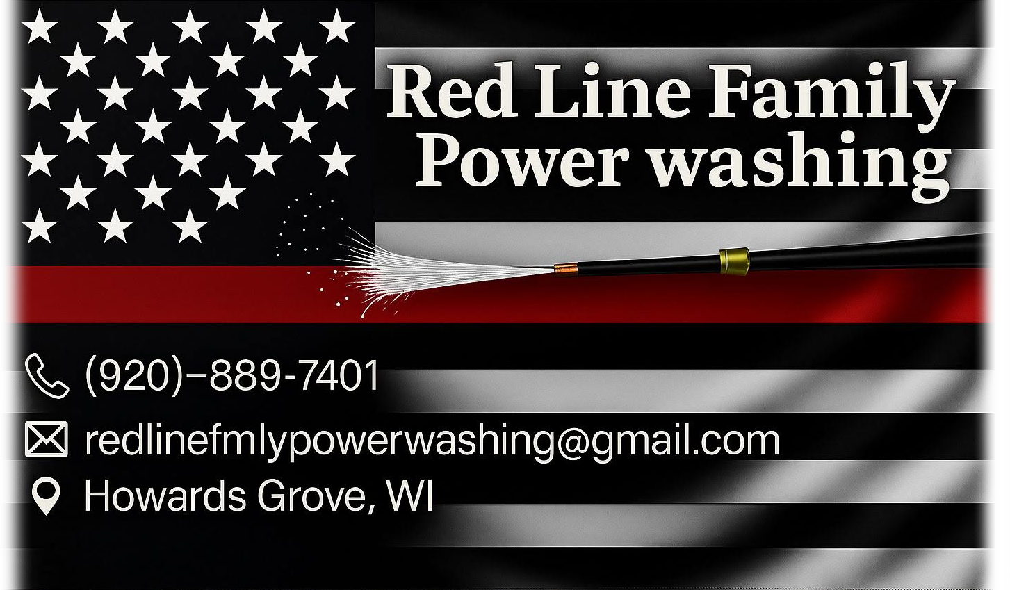 Redline Family Power Washing logo